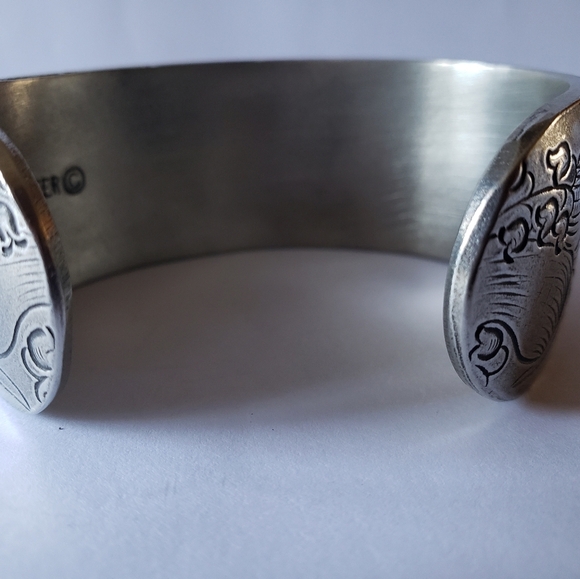 Salisbury pewter bracelet. - Picture 4 of 6